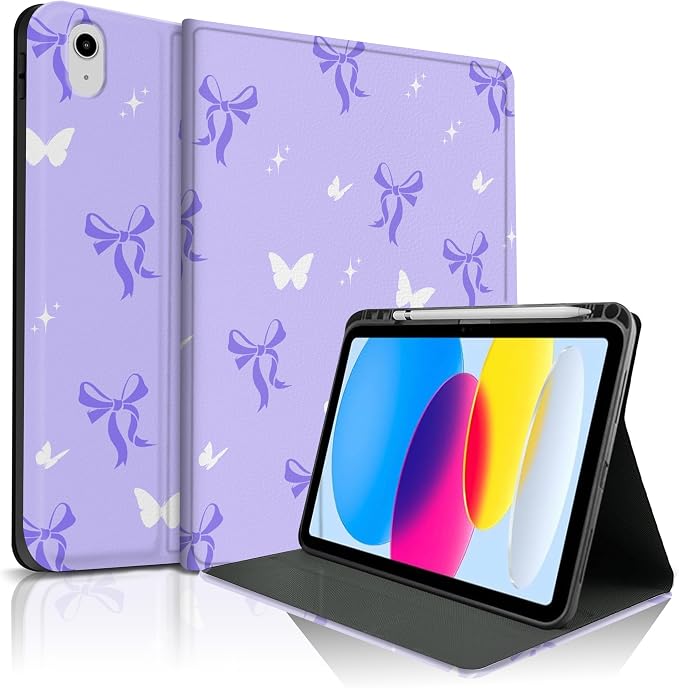 Purple Bow Stars