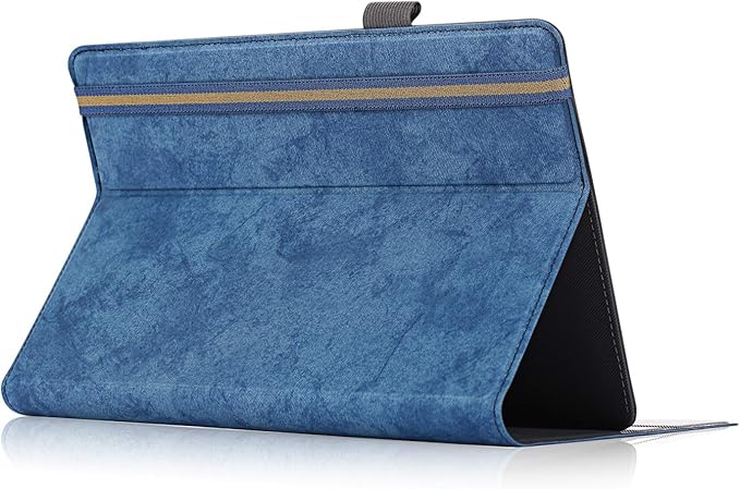 Neezee for 10.1” T-Mobile Revvl Tab 2 Tablet Case with Keyboard – Slim 2-in-1 Folio Cover (Navy Blue)