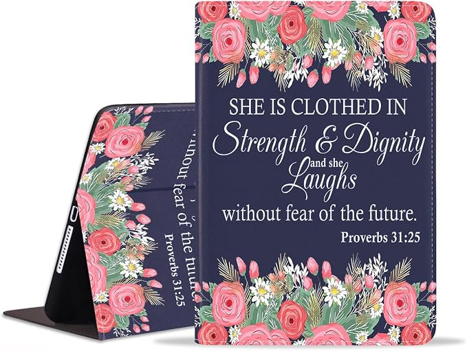 Floral Quote Bible Verses Proverbs 31:25