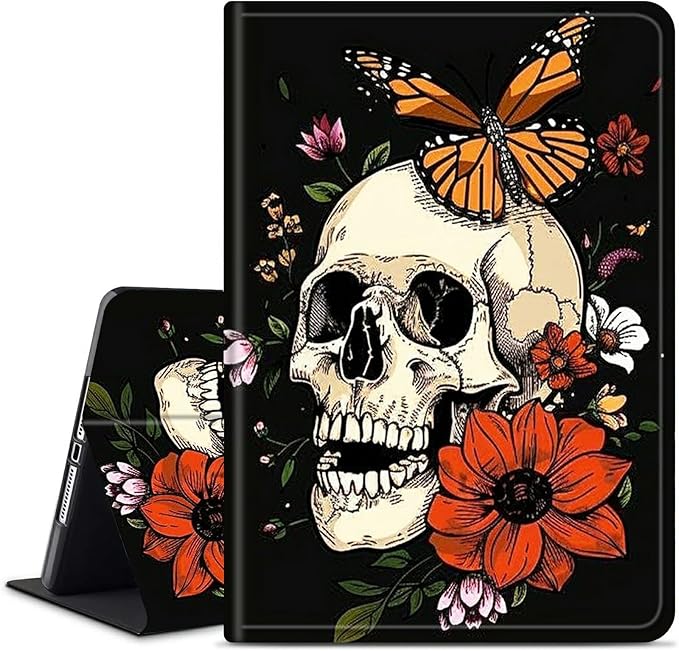 Peony Flower Skull