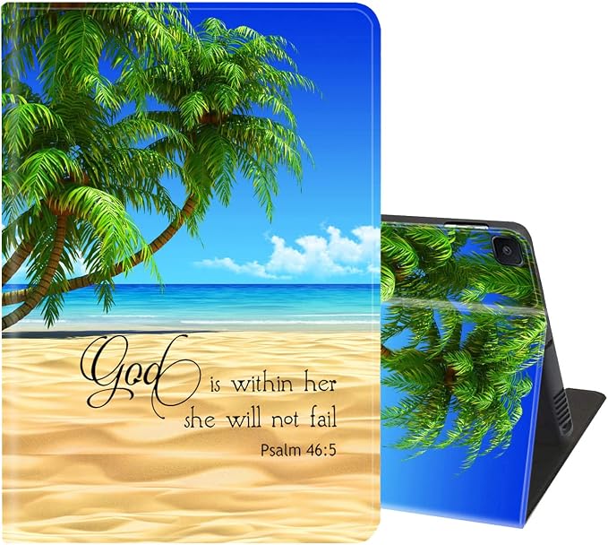 Palms Tropical Beach &Psalm 46-5