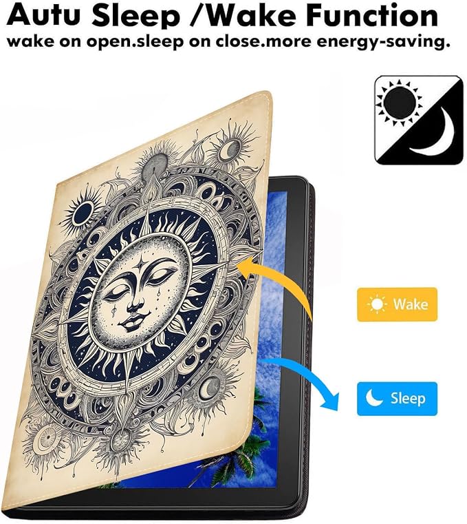 Mysterious Boho Sun and Moon