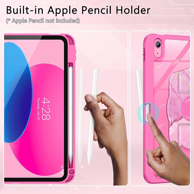 B-Hot Pink Marble