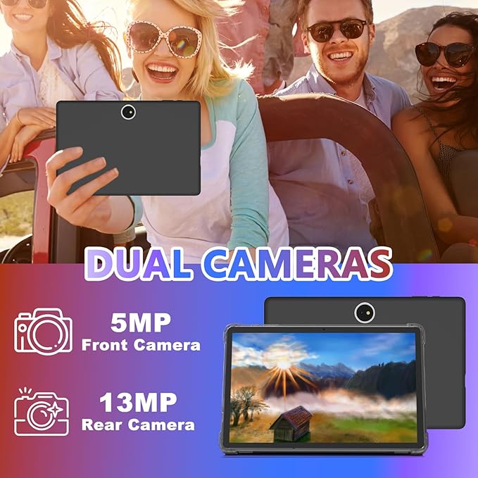 11 inch Tablet 18GB + 128GB Android 15 Tablet 1TB Expandable 13MP Camera Octa-Core Processor 5G WiFi 8000MAH Battery 11'' IPS HD Touchscreen Tableta.