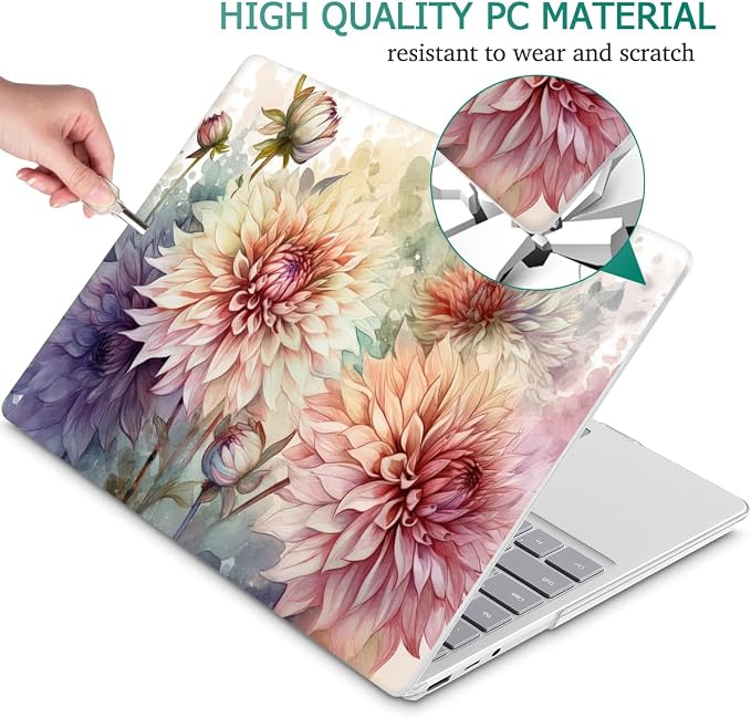 Watercolor Dahlias