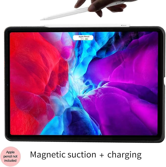 Gexmil Genuine Leather Case for iPad pro 11 Inch 2022/2021 4th/3rd Gen iPad Pro 11 2020/2018 Cover 2nd/1st Gen. CoverReal Leather Cowhide ShockproofFloral Pattern
