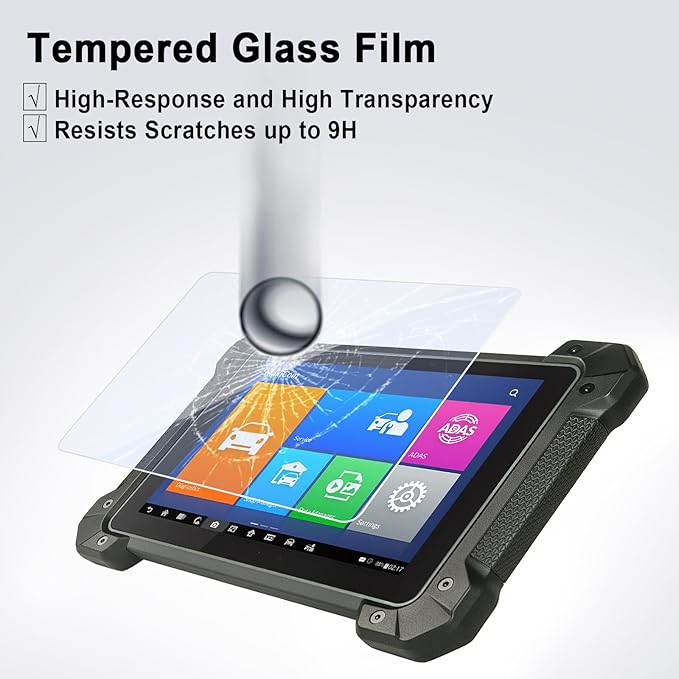 Compatible for Autel MaxiSys MS906BT/MS906/MS906TS/MS906s Tempered Glass Screen Protector for Autel MS906CV Screen Protector Tempered Glass Film for MaxiCOM Mk906BT
