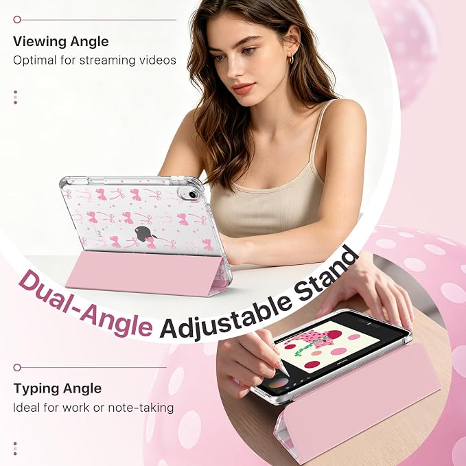 Z-Striped Bows Pink