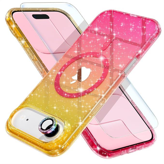 Glitter Gold/Pink