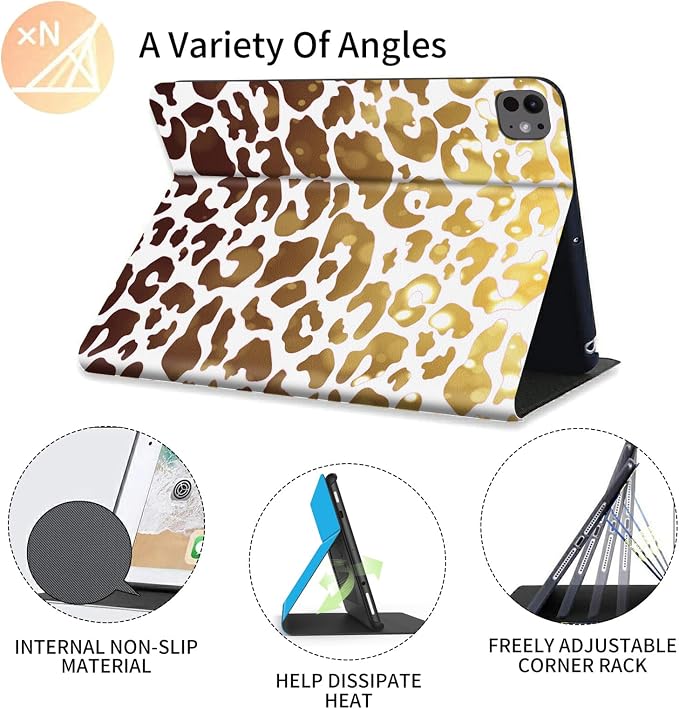 Gold Leopard Cheetah Print