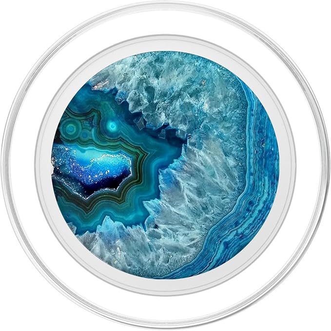 Turquoise Blue Teal PopSockets PopGrip for MagSafe