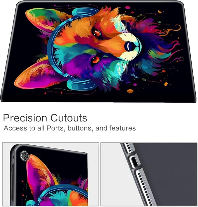 Fox Wearing Headphones