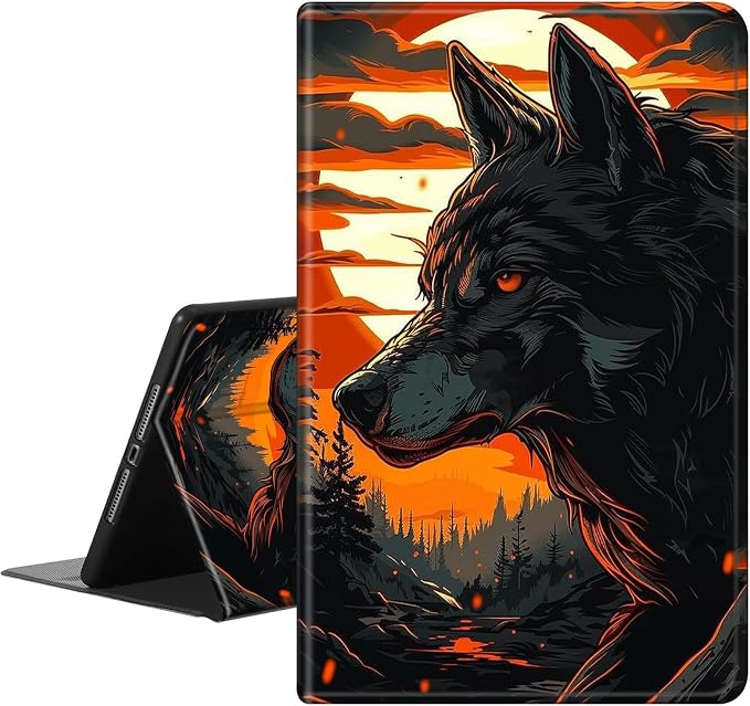 Lone Wolf in the Sunset