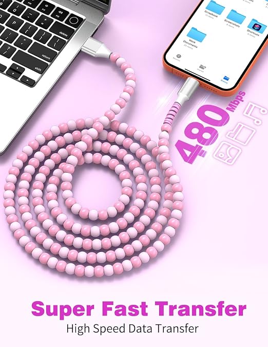 Pink Beaded