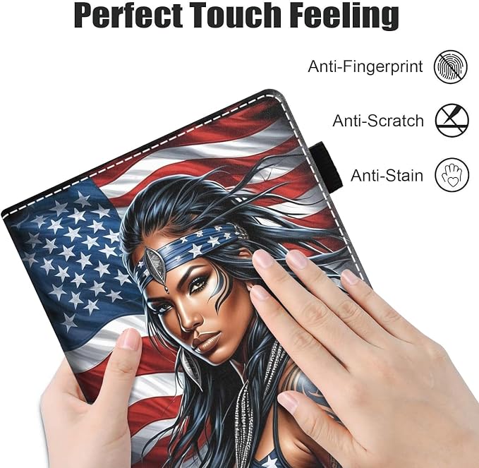 American Flag Tribal Girl