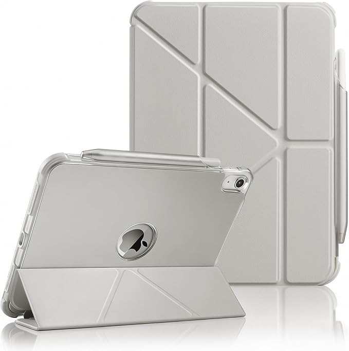 CoBak Case for iPad (A16) 11th Generation 11 Inch 2025 iPad 10th Generation 10.9 Inch 2022 - Protective Cover with Apple Pencil (USB-C) Holder Multi-Angle Portrait Stand Auto Wake/Sleep
