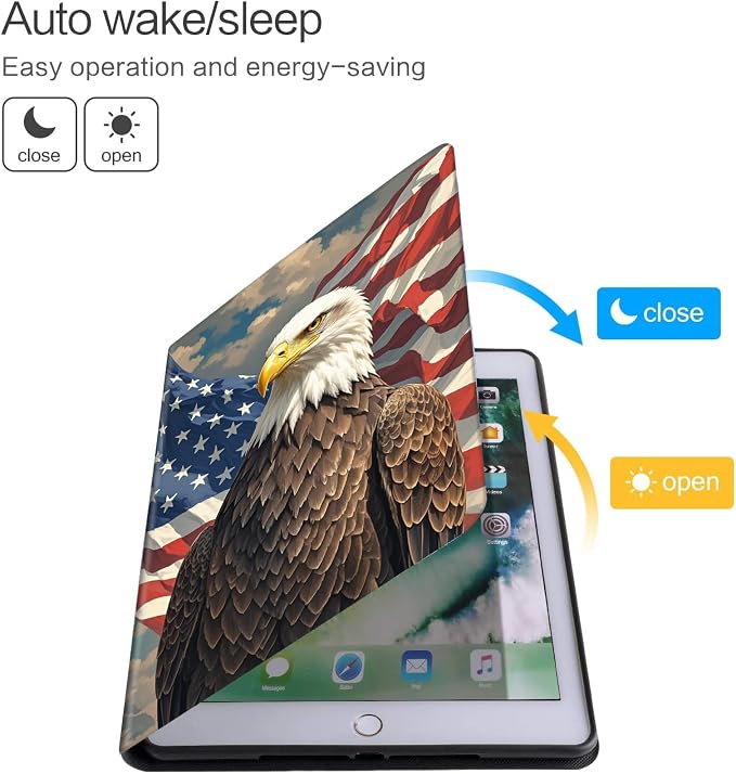 Bald Eagle American Flag
