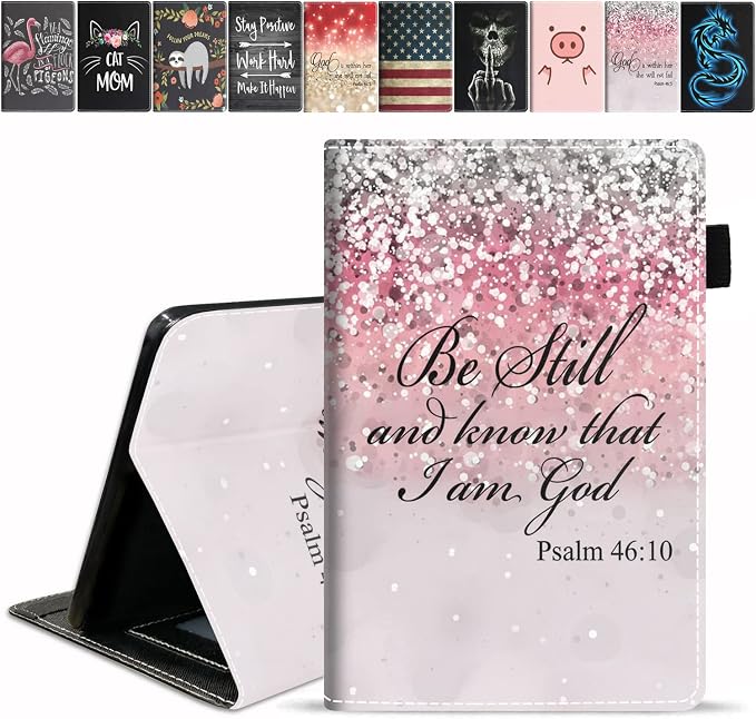 Pink Glitter Quote Bible Verse Psalm 46:10