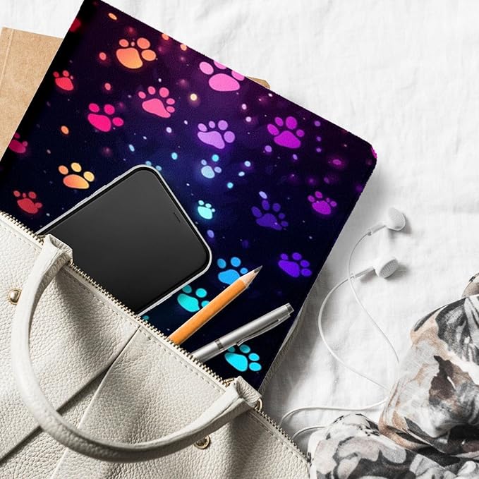 Case for iPad 9th/8th/7th Generation (2021/2020/2019) 10.2 Inch iPad CoverAutomatic Wake/SleepAdjustable Stand Protective Cover for Apple iPad 10.2 - Colorful Dog Paw Prints