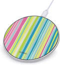 Vertical Stripes Phone Charger Magnetic Charging Pad Anti-Slip with USB Cable