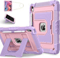ATOOZ for iPad A16 11th Generation Case 11 Inch 2025for iPad 10th Generation Case 10.9 Inch 2022 with Shoulder Strap &amp Pencil HolderHeavy Duty Shockproof Rugged Protective Cover (Purple)