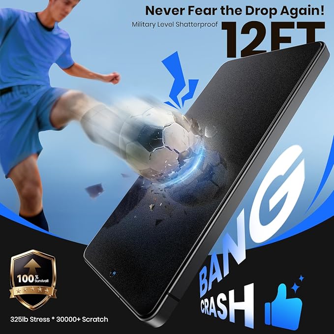 WSKEN Matte Screen Protector for Samsung Galaxy S26 Ultra - [Anti-Glare &amp Anti-Fingerprint][Smooth as Silk][0.02s Fingerprint Unlock] 9H+ Tempered Glass With Auto Fit Box Zero Bubble2 Pack