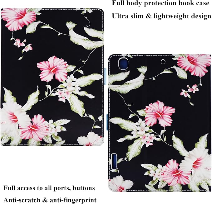 04# Pink Flower Black