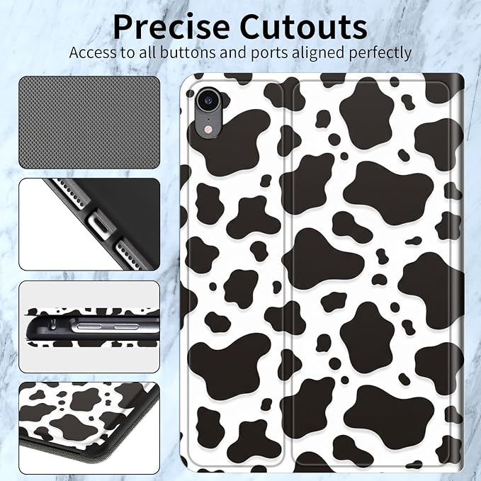 Black White Cow Print