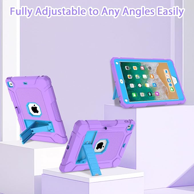 Purple and Blue