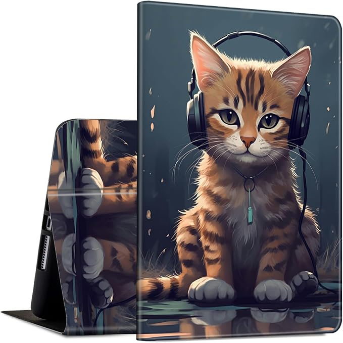 Cat with Headphones