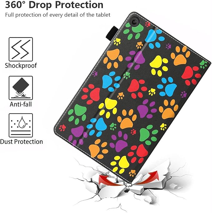 Multicolor Dog Paws