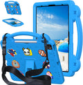 Compatible with Apple iPad 7 2019 10.2/iPad 8 2020 10.2/iPad 9 2021 10.2/iPad Pro 10.5 2017/iPad Air 3 2019 10.5 Tablet Case Kids Case with Shoulder Strap &amp Stand Handle &amp Pen Tray Sky Blue