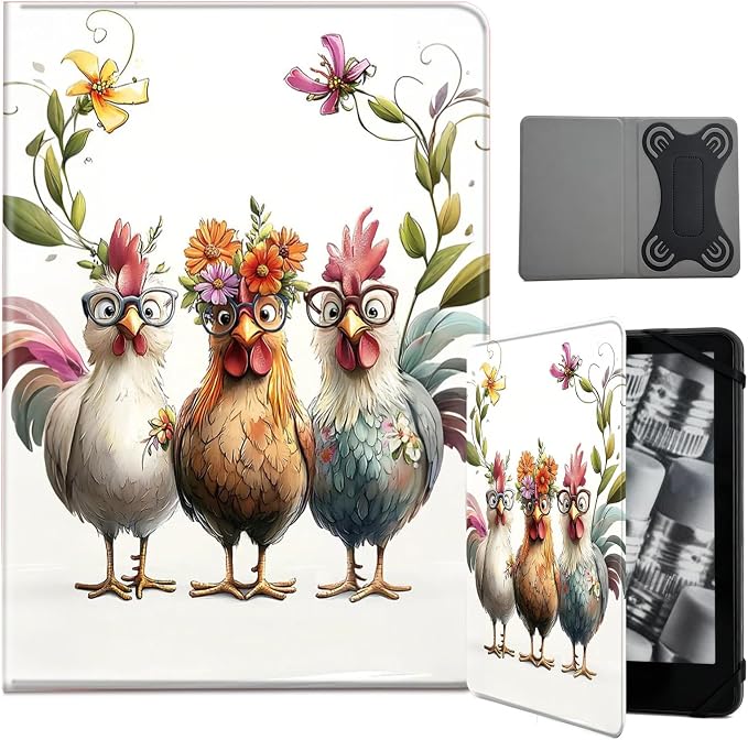 Cute Cartoon Chickens