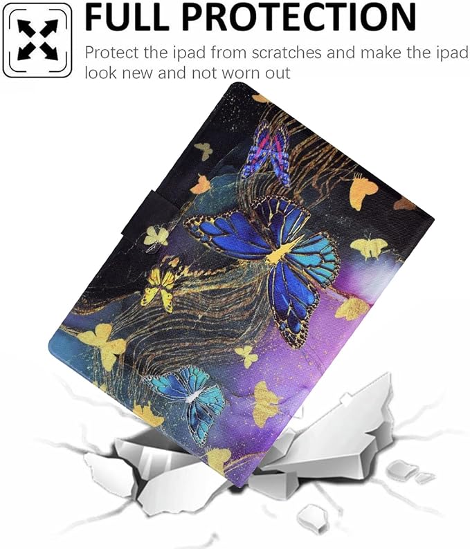 01# Golden Blue Butterfly