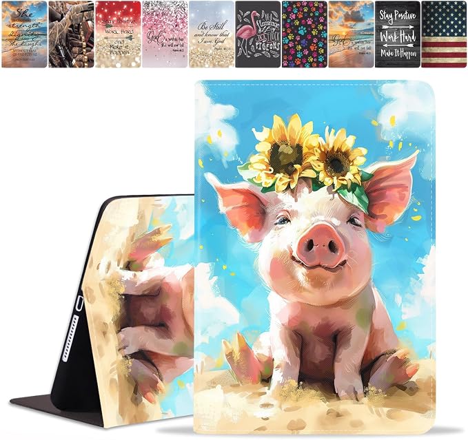 Watercolor Art Cute Pig