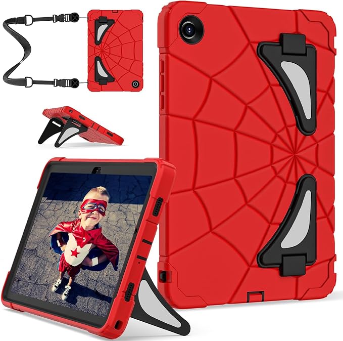 Galaxy Tab A11+/A9+ Case-Red/Black