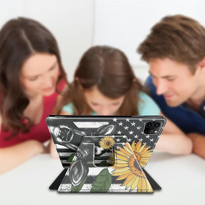 American Flag Sunflower/Cow