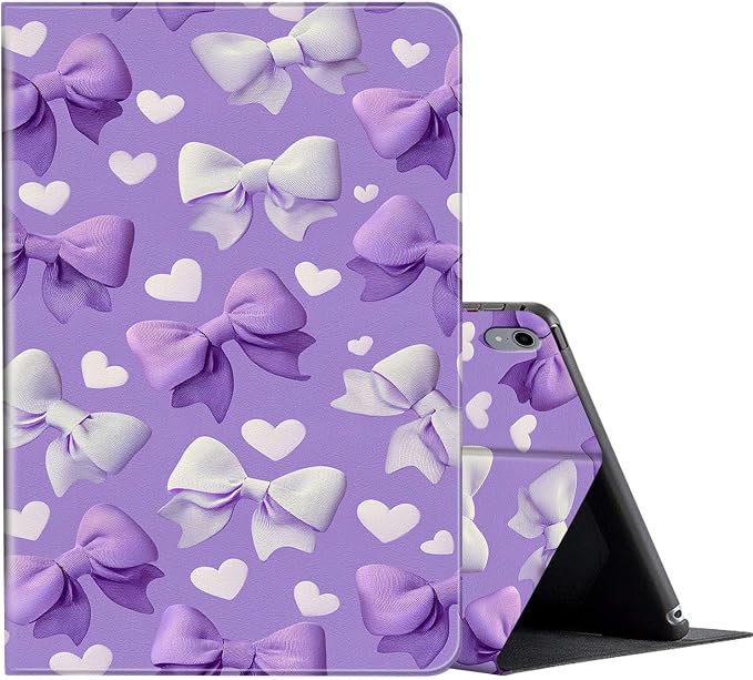Cute Purple Bows and Hearts