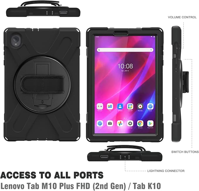 K10/M10 FHD Plus Case-Black