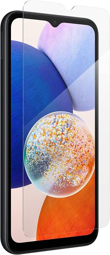 Zagg InvisibleShield Glass Elite Screen Protector Designed for Samsung Galaxy A14 5G - Advanced Impact &amp Scratch Resistant Made with Reinforced Edges Silky Feel ClearPrint Technology Easy Appl