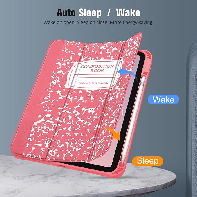 composition book pink