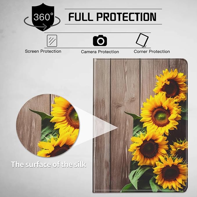 Sunflowers on the Wood