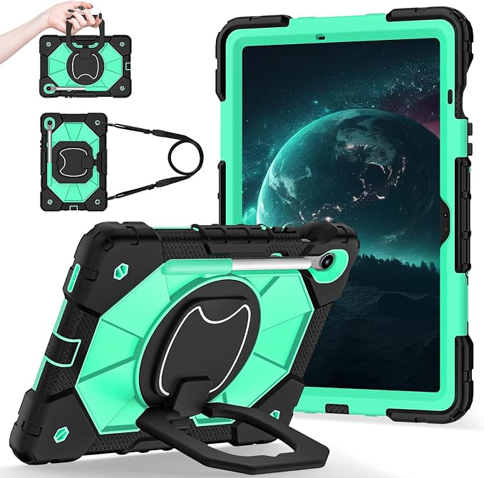 Black Mint Green