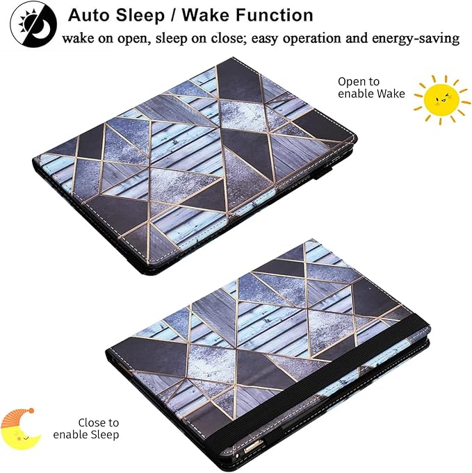 Case for Amazon Kindle Fire Max 11 Tablet (13th Generation2023 Release) 11 with Pencil Holder &amp Folio Stand Magnetic Slim Smart PU Leather Shockproof Cover [Auto Sleep Wake] Tree Marble