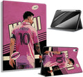 ZERMU Case for iPad (A16) 11th/10th Generation 11''/10.9'' (2025/2022) Mess%i #10 Miam%i Soccer Shockproof Magnetic Cover [Auto Sleep/Wake] with Pencil Holder