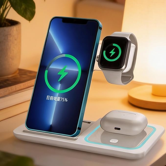 Multifunctional Wireless Charger X455 White