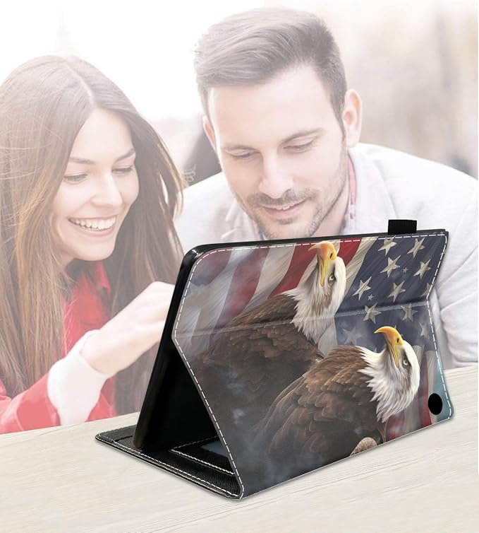 Patriotic American Flag Bald Eagle