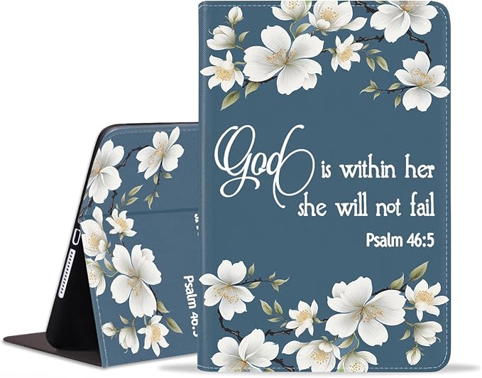 Floral Quote Bible Verse Psalm 46:5