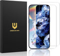 UNBREAKcable 2 Pack for iPhone 15 Pro Screen Protector AR Anti Reflection 9H+ Tempered Glass Anti-Glare Enhanced Clarity Anti-Blue Light Polishing Cloth Included