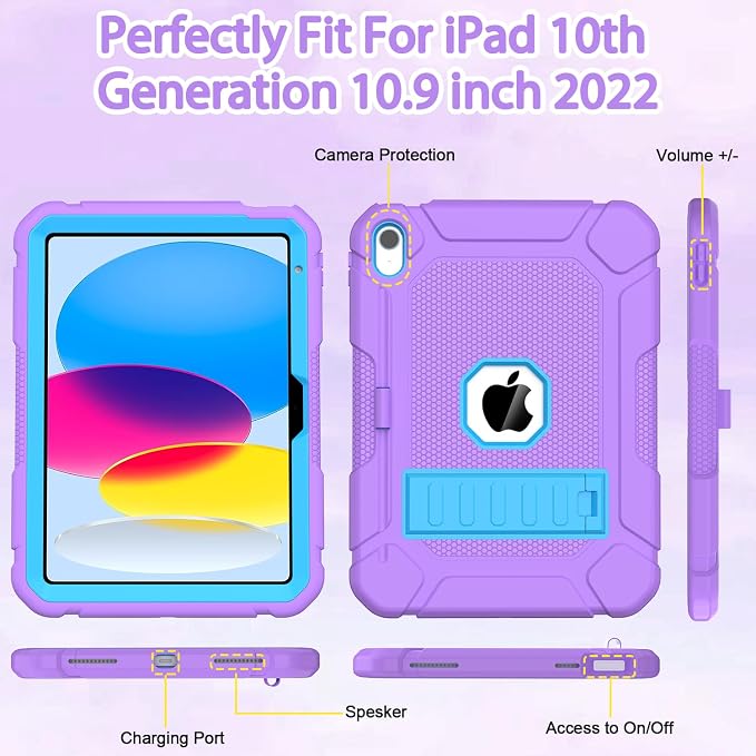 Purple and Blue